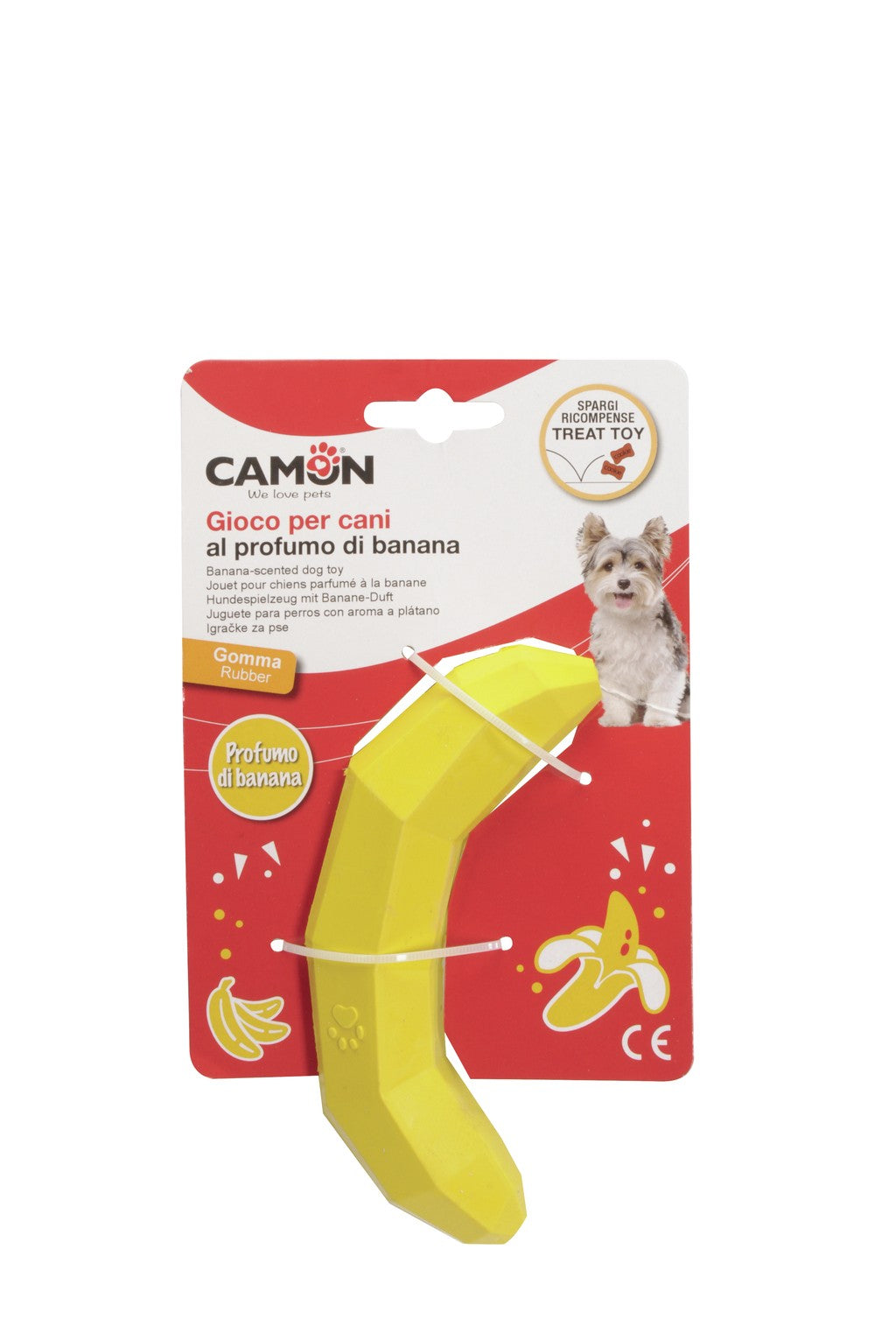 Camon Giochi spargiricompensa in gomma a forma di frutti - AD005 Camon Giochi spargiricompensa in gomma a forma di frutti - AD005